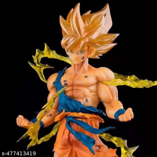 DBZ Goku Standing With Flames Action Figure