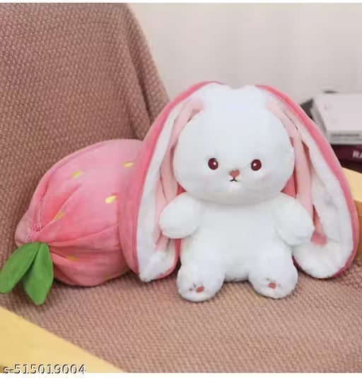Pink Bunny Plush Toy