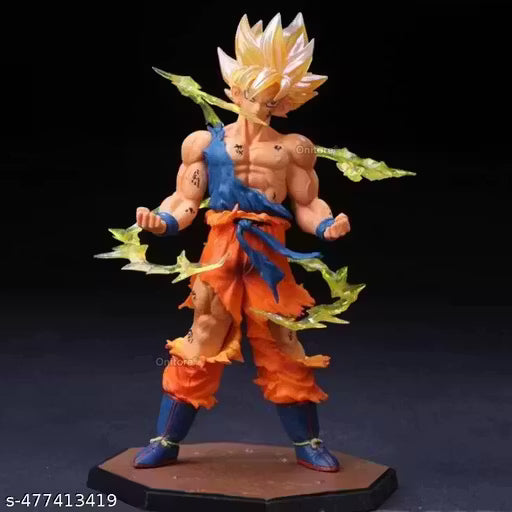 DBZ Goku Standing With Flames Action Figure