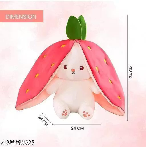 Pink Bunny Plush Toy